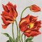 Tulips on Silk Poster Print by Judy Shelby - Item # VARPDXCC3278